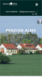 Mobile Screenshot of penzion-alma.cz
